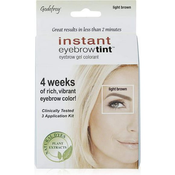 Godefroy Instant Brow Tint (28 Day) - Light Brown, Brow Tint (28 Day) - Light Brown