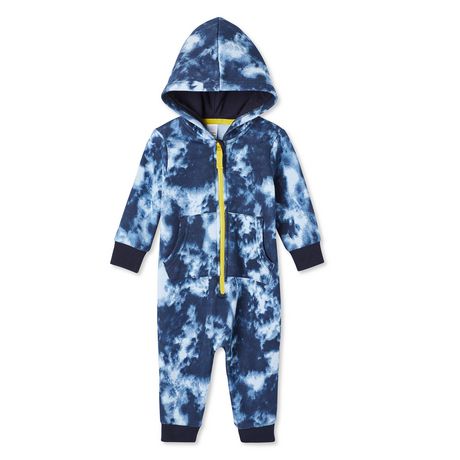 George Baby Boys' Hooded Romper | Walmart Canada