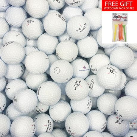 Mulligan - 88 Top Flite Mix AAA Recycled Used Golf Balls, White