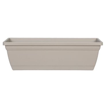 Fioriera In Resina Sevilla Di HC Companies: Vaso 40 Cm Con Sottovaso, Colore Terracotta Sunset