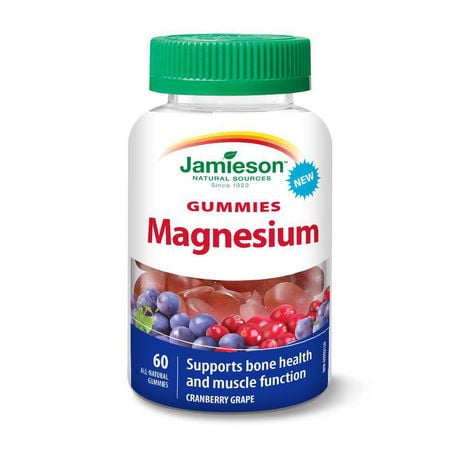 Jamieson Magnésium Gummies 60 gommes