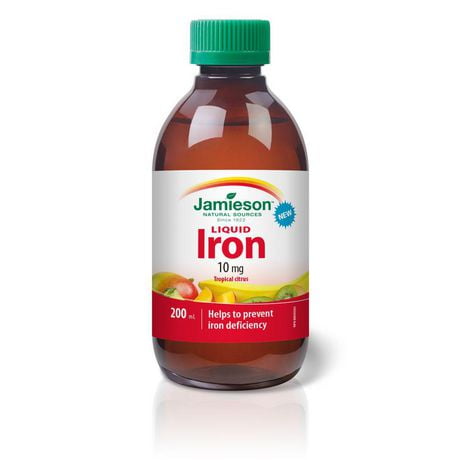 Jamieson Liquid Iron 10 mg, 200 mL