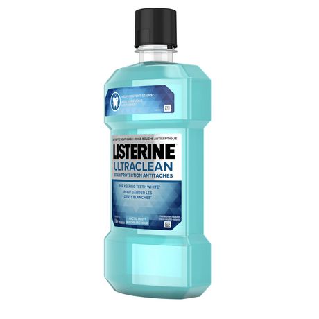 Listerine ultraclean oral care antiseptic mouthwash