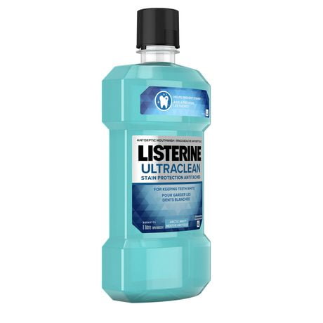 Listerine Ultraclean Stain Protection, Antiseptic Mouthwash | Walmart ...