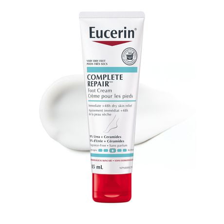 EUCERIN Complete Repair Moisturizing Foot Cream for Very Dry, Rough Skin | Feet, 85mL, 85mL