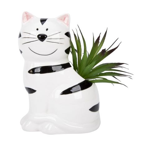 Pot De Fleur En Forme De Chat Raye Walmart Canada