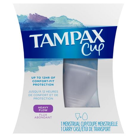 TAMPAX Heavy Flow Menstrual Cup - Up To 12 Hours Of Comfort-Fit ...