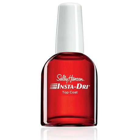 Sally Hansen Insta-Dri® Nail Polish, 3-in-1 formula with built-in base and top coat. 1 Stroke, 1 Coat . Done. Dries in 60 seconds, Quick-dry nail polish