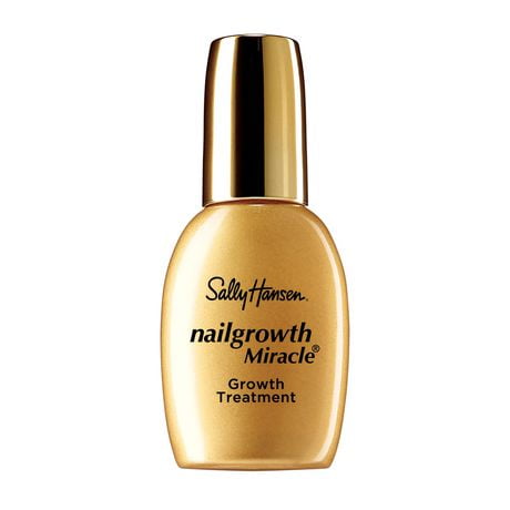 Sally Hansen Nailgrowth Miracle® Growth Treatment, promotes nail growth without brittleness, protects against splitting, cracking and tearing, Visibly longer nails in 5 days