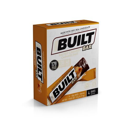 Built Bar Caramel Sale , 4/boite 4 Barres/Boite<br>48g/Barre