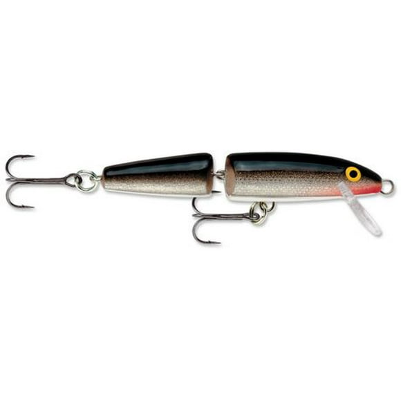 Rapala Jointed 3-1/2", Silver, Running Depth: 5'-7'.  Weight: 1/4 oz.