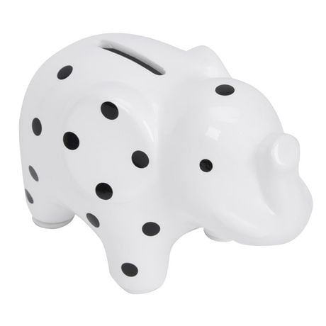 Perfect Solutions Ceramic Money Bank - Dotted Elephant | Walmart Canada