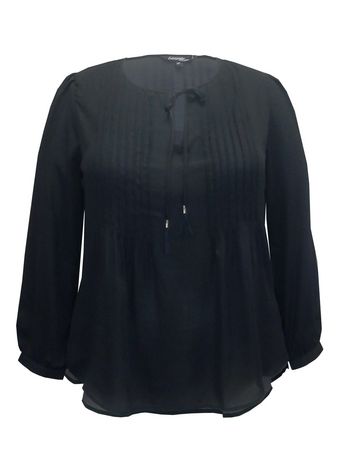 George Plus Womens Solid Blouse | Walmart Canada