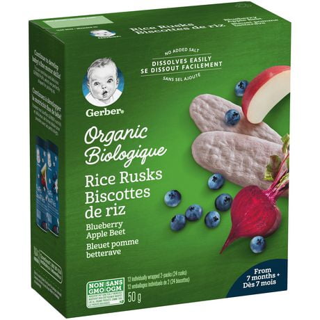 gerber organic rice snack