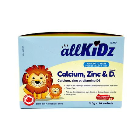 allKiDz Calcium, Zinc & Vitamin D3