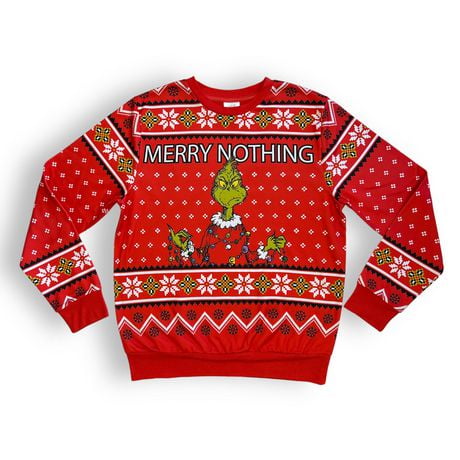 Grinch light up outlet sweater walmart