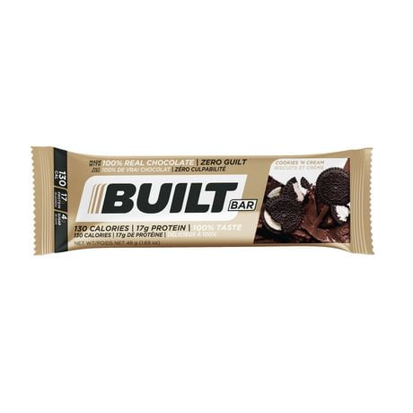 Built Bar Cookies 'N Cream, 48g/Bar