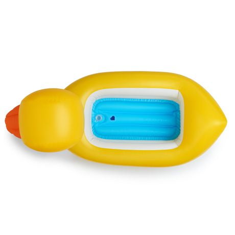 Baignoire De Securite Pour Bebe Gonflable Munchkin White Hot Comprend La Technologie White Hot Et Un Trou De Drainage Une Surface Antiderapante Et Un Appui Tete Profile Jaune Walmart Canada