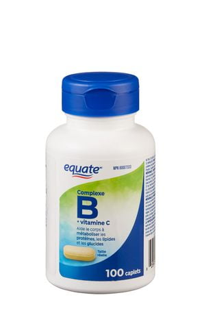 Equate B Complex + Vitamin C Caplets | Walmart Canada