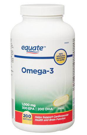 Equate Omega 3 Softgels 1 000 Mg Walmart Canada