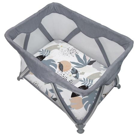 Kushies Pack n Play, Playard, Playpen Fitted Sheet  100%  Cotton Percale Soft, Breathable Cozy for baby - Palm Breeze