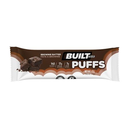 Built Puffs Brownie Batter, 40g Bar