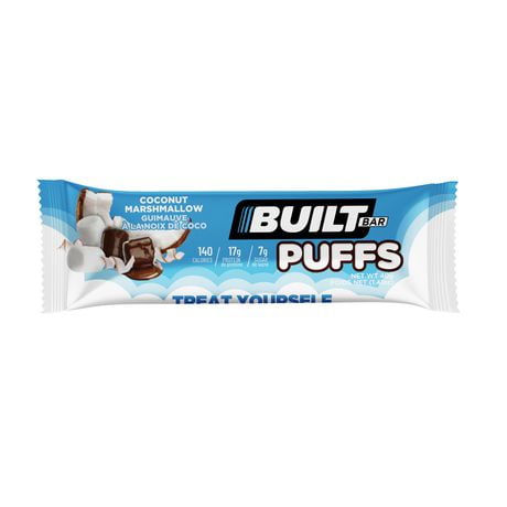 Built Puffs Coconut Marshmallow, 40g Bar