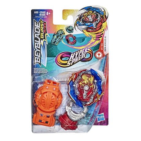 Beyblade Burst Rise Hypersphere Union Achilles A5 Starter Pack -- Balance Type Battling Top Toy and Right/Left-Spin Launcher, Ages 8 and Up