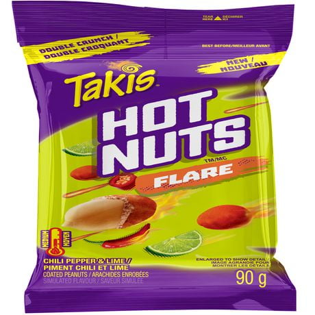 Takis® Hot Nuts™ Flare™ Chili Pepper & Lime Coated Peanuts | Walmart Canada