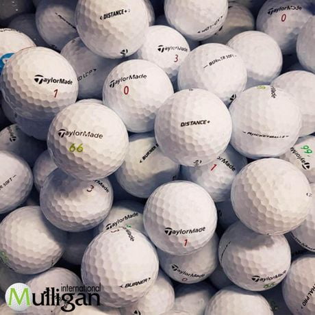 Mulligan - 12 Taylormade Mix 100 Balls 5A Recycled Used Golf Balls, White