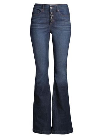 jean femme taille haute stretch