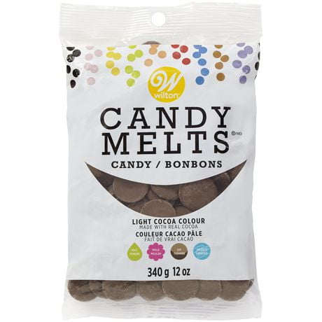 Wilton Candy Melts® 12oz Light Cocoa, Light Cocoa, 12 oz (340 g)