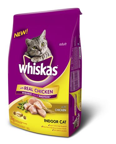 Whiskas Dry Indoor Food for Cat 3kg | Walmart.ca