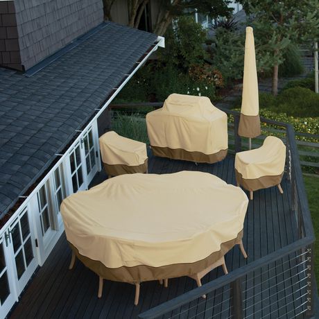 Classic Accessories Veranda Water, Round Outdoor Patio Table Covers