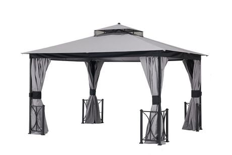 Sunjoy Replacement Canopy & Sunshade Tent for 10x12 Ft Belcourt Gazebo ...