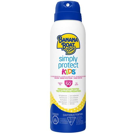Banana Boat® Simply Protect™ Kids Sunscreen Spray SPF 50+, 141g