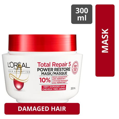 L'Oréal Paris Hair Expertise Total Repair 5 Replenishing Mask, 300 mL, 300  ML