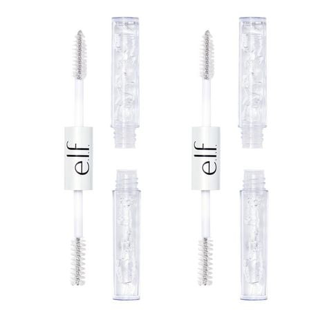 e.l.f. Cosmetics Clear Lash & Brow Mascara Set Of 2, 2-Pack, 2.5 ml each