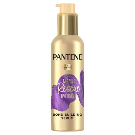 Pantene Hair Serum, Bond Builder Hair Treatment, Deep Leave In Conditioner, Overnight Miracle Rescue, 90ML