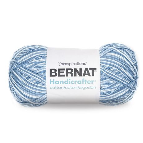 Bernat® Handicrafter® Ombre Yarn, Cotton #4 Medium, 12oz/340g, 573 Yards, Cotton #4 Medium Yarn