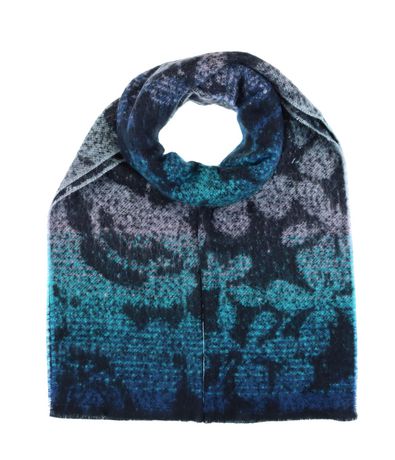 V. FRAAS Ladies Floral Boucle Woven Wrap Scarf - Blue | Walmart Canada