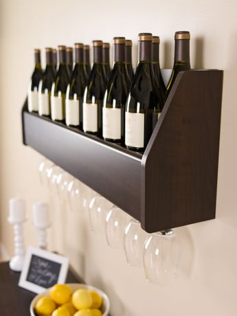 Prepac Floating Wine Rack | Walmart Canada