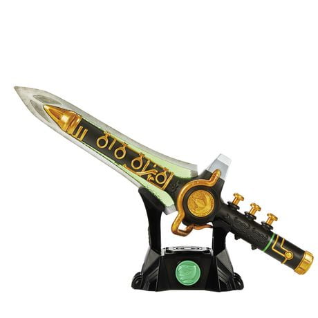 Power Rangers Lightning Collection Mighty Morphin Green Dragon Dagger Premium Collectible With Lights and Sounds