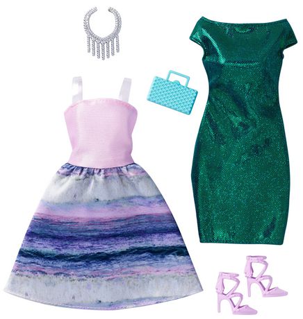 Barbie Fashions Mermaid Dress - 2pack | Walmart Canada
