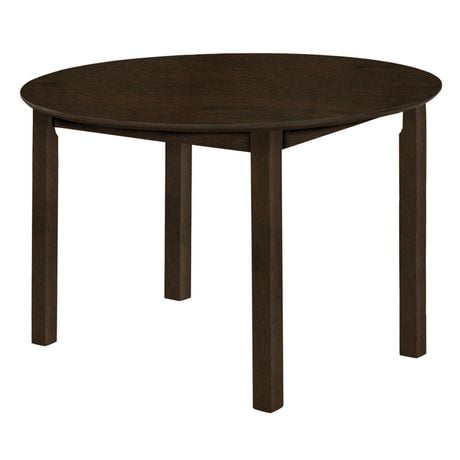 Monarch Specialties Dining Table, 36" Round, Small, Kitchen, Dining Room, Veneer, Wood Legs, Brown, Transitional