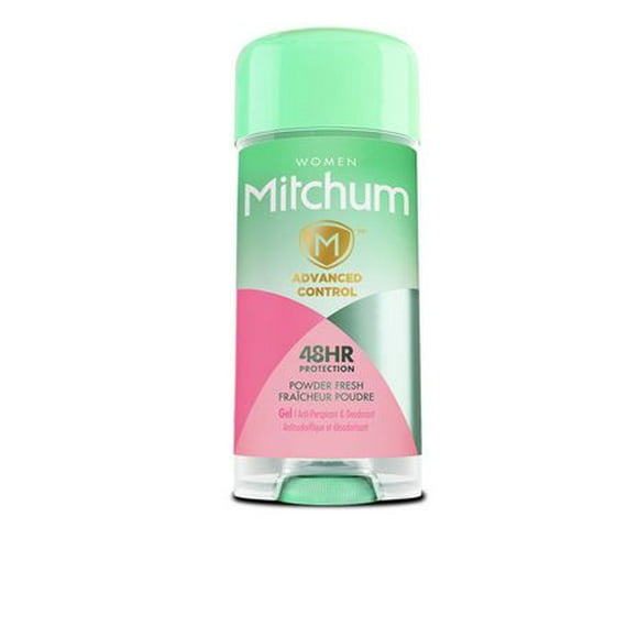 Mitchum Women, Gel Antiperspirant & Deodorant, 48 HR Odour Protection, Powder Fresh, 96g, MIT W AC PDWFRSH GEL 0.322 lbs