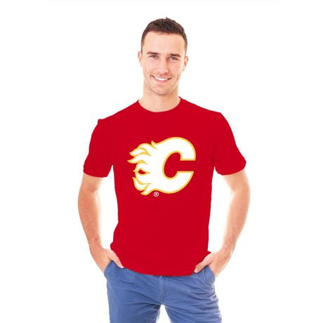 <br>T-shirt à manches courtes Lindholm des Flames de Calgary de la LNH pour hommes