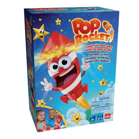 Pop Rocket Game Goliath Catch the Most Stars to Win Age 4+ 