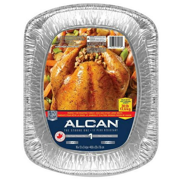 Rôtissoire ovale ultra résistante, Plats à cuisson en aluminium ALCANMD Essentials, 1 unité Plats à cuisson Rôtissoire ovale alum. ALCAN 1un