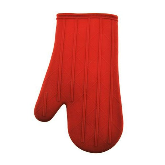 Starfrit Silicone Oven Mitt with cotton liner, Non-slip ribbed design
